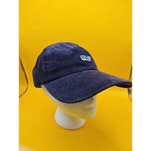 Vineyard Vines Dark Blue Corduroy Adjustable Baseball Style Hat Cap One Size